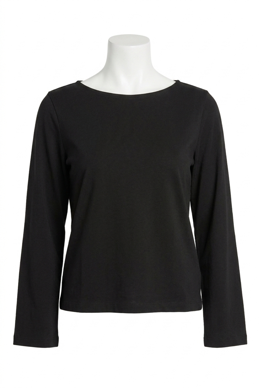 NEW NATION LTD tavin tie back top in jet black